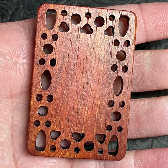 Golden Retriever Dog Mother of Pearl Lapis Lazuli Pendant Cabochon Mini Art - Picture 7 of 8